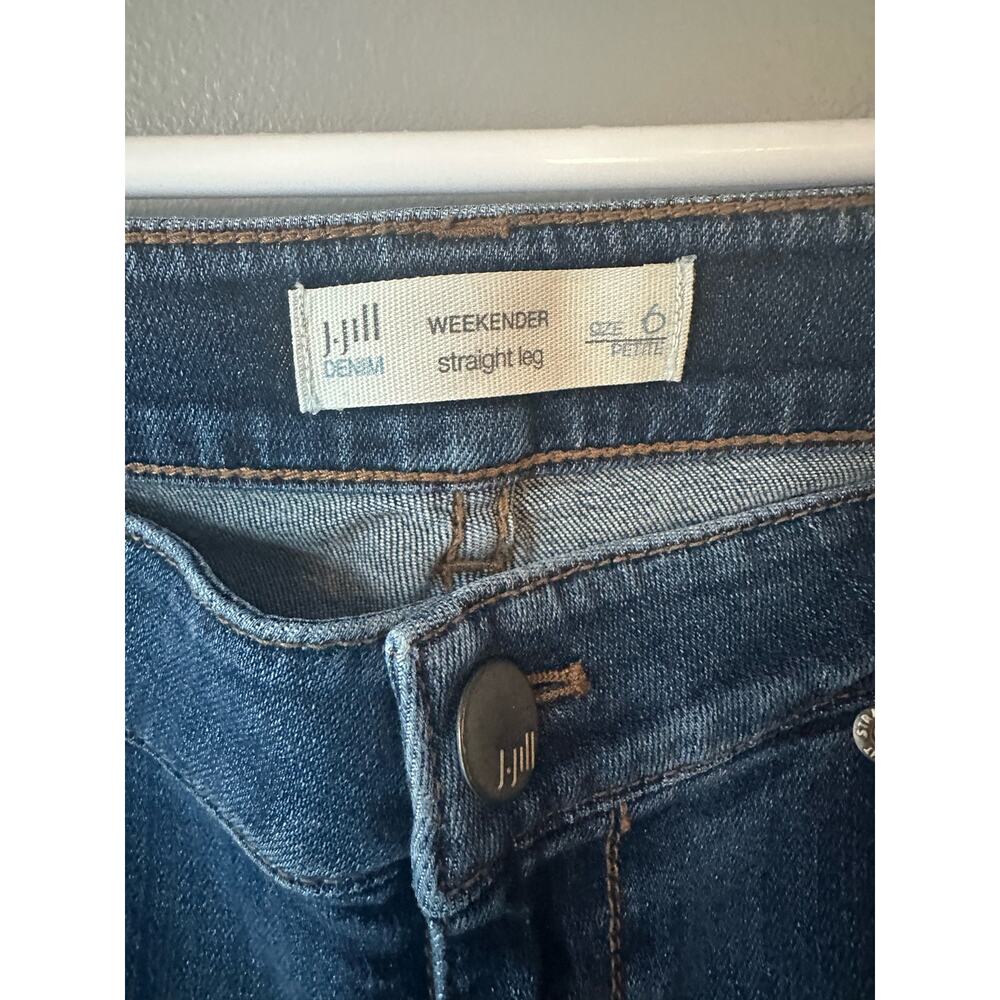 J. Jill Weekender Straight Leg Jeans Size 6P - Picture 2 of 4